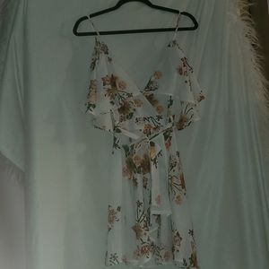 Floral spaghetti strap dress